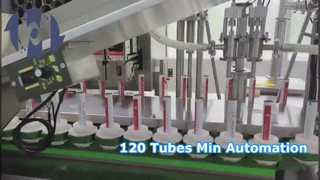 Máy chiết rót và hàn kín ống kim loại TF-120