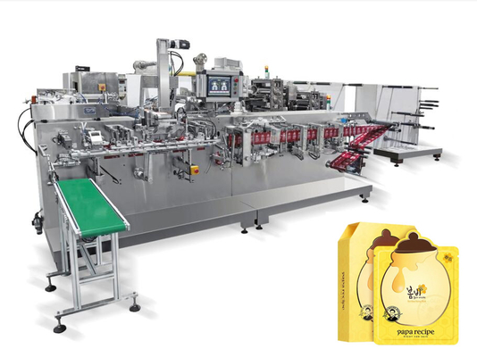 Máy làm mặt nạ tự động loại ngang, Máy đóng gói mặt nạ