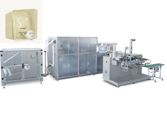Máy đóng gói gấp mặt nạ mỹ phẩm hoàn toàn tự động Đa chức năng