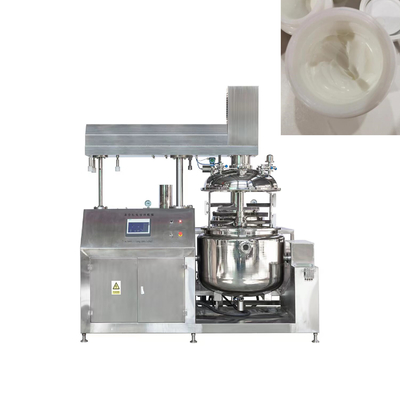 Máy làm xà phòng chất lỏng hóa học homogenizer máy trộn mỹ phẩm sưởi ấm thép không gỉ thùng trộn đôi