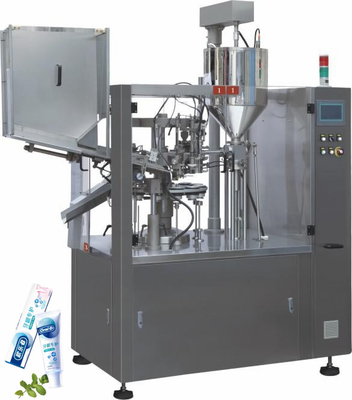 Máy niêm phong đầy kem tay tự động tốc độ cao cho kem đánh răng làm sạch khuôn mặt