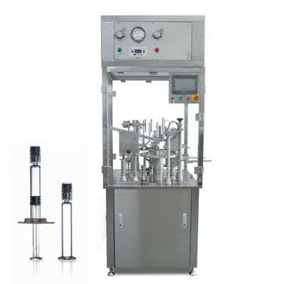 Cao độ nhớt Gel mỹ phẩm Kem nha khoa Nắp nắp Plug Lure Lock Vaccine Syringe Filling Machine
