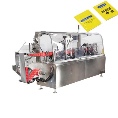 Máy đóng gói khăn ướt đơn tốc độ cao Máy đóng gói bốn mặt Máy đóng gói cồn chuẩn bị
