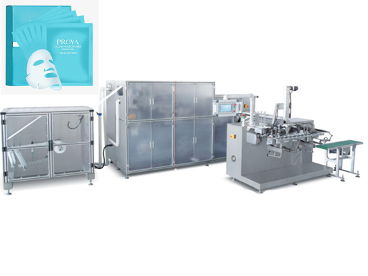 Máy đóng gói mặt nạ mỹ phẩm hoàn toàn tự động 50Hz không dệt