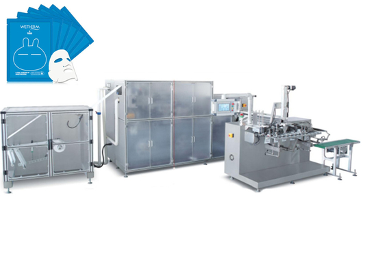 3 mặt niêm phong mặt nạ Máy đóng gói Plc Control Compound Vật liệu