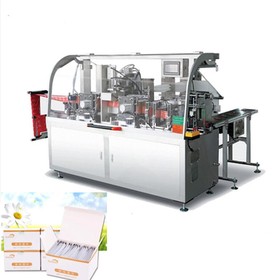 Máy làm khăn giấy ướt tự động 80-120 túi / phút, máy đóng gói khăn lau tẩy dầu mỡ