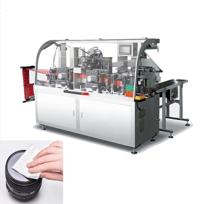Máy làm khăn ướt gấp một lần Tự động nằm ngang 4 mặt
