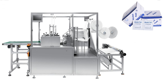 Máy đóng gói bông cotton hoàn toàn tự động Tẩy trang cồn mỹ phẩm