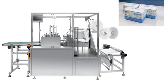 Máy đóng gói băng chuẩn bị cồn vệ sinh Khăn ướt tự động Gạc y tế