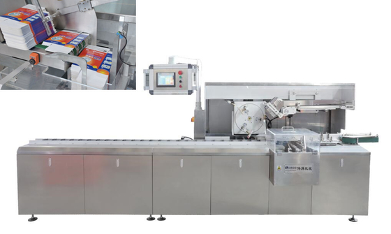 Máy đóng gói dược phẩm 120 cái / phút Máy đóng gói ống gấp 4