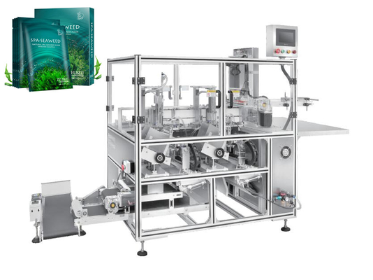 Máy đóng gói mặt nạ 30 túi / tối thiểu Khay bên trong Hộp mỹ phẩm gấp