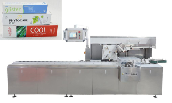 Máy đóng gói tự động dọc thanh xà phòng 1.5kw Hộp đóng gói thùng carton