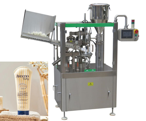 Máy làm kín ống dầu gội mỹ phẩm Ống nhựa phức hợp 0,6 MPa