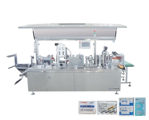 Máy đóng gói miếng bông cồn tự động Con dấu bốn mặt