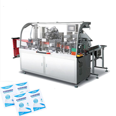 Khăn ướt y tế Máy đóng gói gấp gói Hoạt động thấp, Máy đóng gói khăn ướt cồn Ce