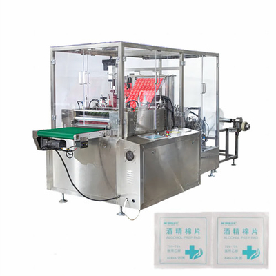 Máy làm bao bì bông gạc cồn tự động y tế tốc độ cao