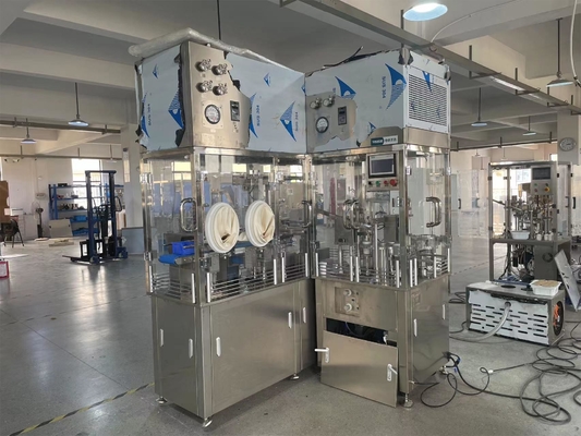 Tự động Luer khóa tự động thủy tinh phun nước phun nước phun Plugging đóng nắp thiết bị nắp phun nước phun máy niêm phong đầy chân không