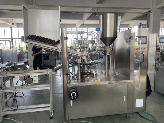 PLC đầy đủ điền niêm phong ống điền và nhiệt niêm phong máy cho 5-250ml