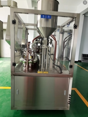 Máy nhét ống mềm và niêm phong nhiệt bên trong bằng nhựa tổng hợp với máy làm mát cho kem tay