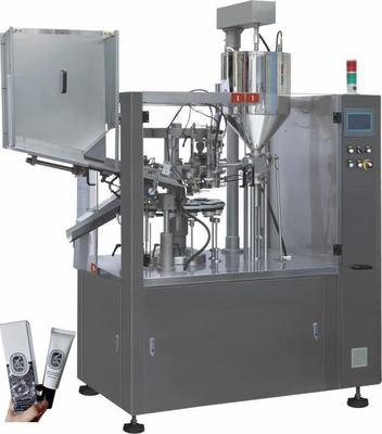 Chi tiết Laminated nhôm mềm ống điền niêm phong Máy tốc độ 50-75pcs/Min