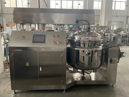 Chất lượng cao kem đánh răng Vacuum Emulsifier Máy trộn phòng thí nghiệm Vacuum Emulsifying Homogenizer Blending Tank