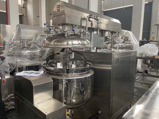 304/316L bể trộn bình hút bụi chất lỏng emulsify homogenizer bể với điện sưởi ấm cơ thể lotion mặt máy làm kem