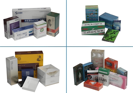 Máy bọc cellophane bán tự động hộp nước hoa mỹ phẩm 3D