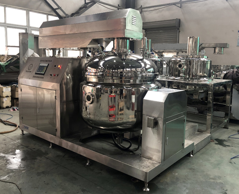 Chất lượng cao kem đánh răng Vacuum Emulsifier Máy trộn phòng thí nghiệm Vacuum Emulsifying Homogenizer Blending Tank