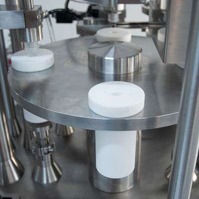 Máy chiết đầy xi lanh tự động nạp sẵn, nắp Luer Lock, máy chiết và đóng gel xi lanh thủy tinh