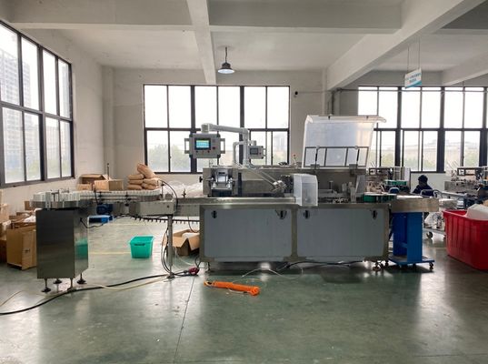 Máy đóng gói hộp carton chai nước hoa