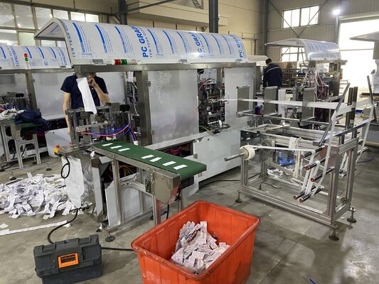 Máy đóng gói mô ướt đơn tấm tự động 3/4 bên niêm phong túi đóng gói máy cho khách sạn