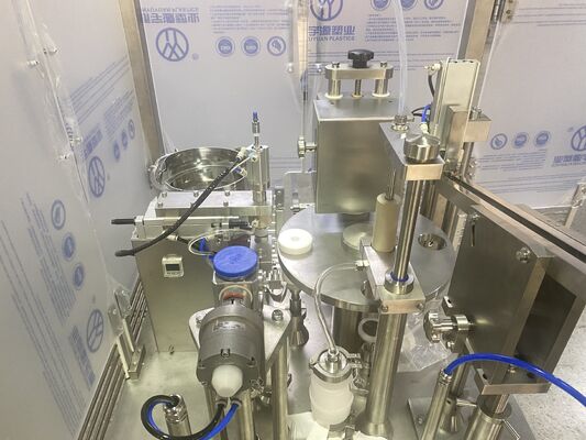 Cao độ nhớt Gel mỹ phẩm Kem nha khoa Nắp nắp Plug Lure Lock Vaccine Syringe Filling Machine