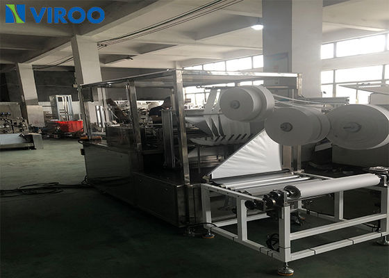 Máy làm khăn ướt gấp một lần Tự động nằm ngang 4 mặt