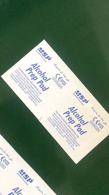 Máy đóng gói miếng lót chuẩn bị cồn nằm ngang 4 mặt niêm phong 300-500L / phút