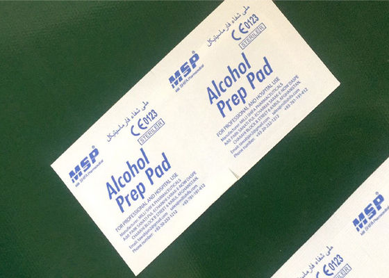 Khử trùng Khăn ướt Máy đóng gói Alcohol Pad 80-100 túi / phút