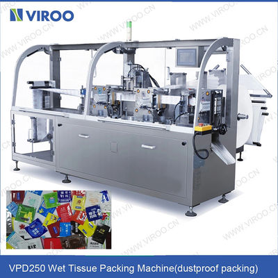 120 túi / phút đóng gói Máy lau ướt miếng lót cồn