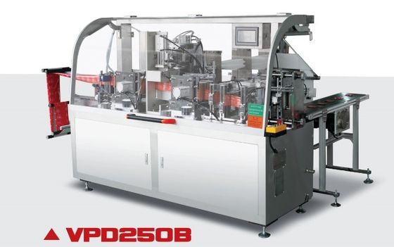 PLC Ngang 120 túi / Máy làm khăn ướt tối thiểu, máy làm khăn lau chống cắn