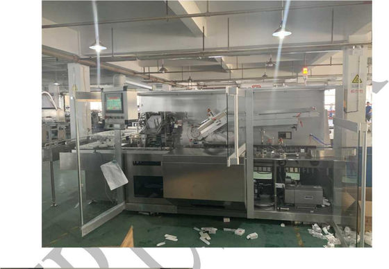 Máy đóng gói tự động AISI304 120 hộp / phút bọc