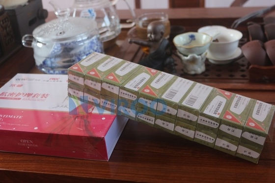 Tự động Poker nước hoa bao cao su xà phòng hộp mỹ phẩm BOPP phim trong suốt màng 3D đóng gói Cellophane bọc máy