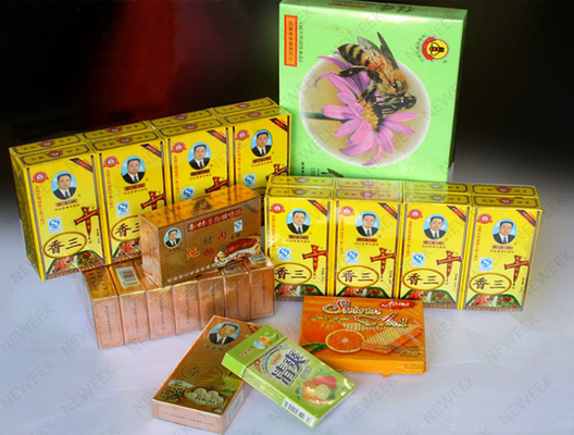 Ba chiều minh bạch OPP phim ghi chú giấy Cellophane xà phòng bọc bao bì Máy niêm phong
