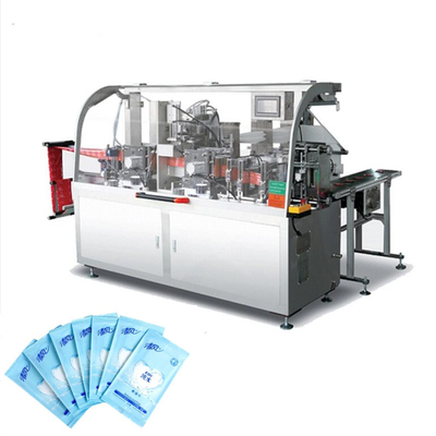 High Capacity Wet Tissue Packing Machine PLC Control CE Certification, multi-function wet wipes packing machine