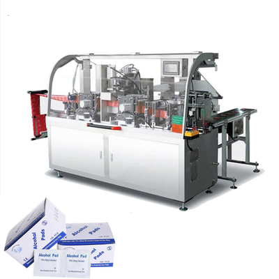 Alcohol Pad Wet Wipes Packaging Machine With 8 Language PlC Control