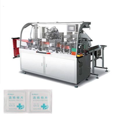 60-120 bao / phút Máy đóng gói Alcohol Pad 0.6-1.0MPa