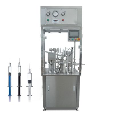 Cao độ nhớt Gel mỹ phẩm Kem nha khoa Nắp nắp Plug Lure Lock Vaccine Syringe Filling Machine