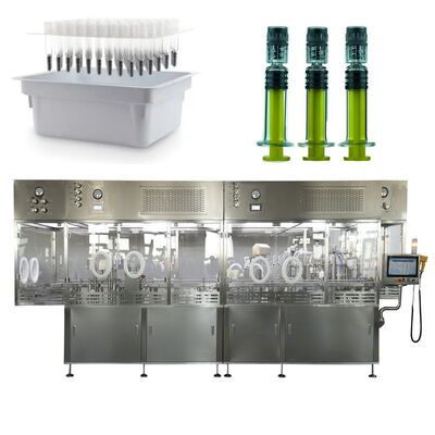 Máy chiết rót ống tiêm đã nạp sẵn RTU tự động tốc độ cao để sản xuất vô trùng