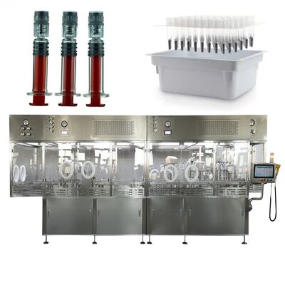 Máy tiêm thủy tinh được lấp trước, ứng dụng lấp đầy và ngăn chân không