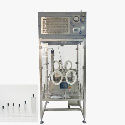 Máy chiết rót xi lanh hút chân không để bàn có PLC